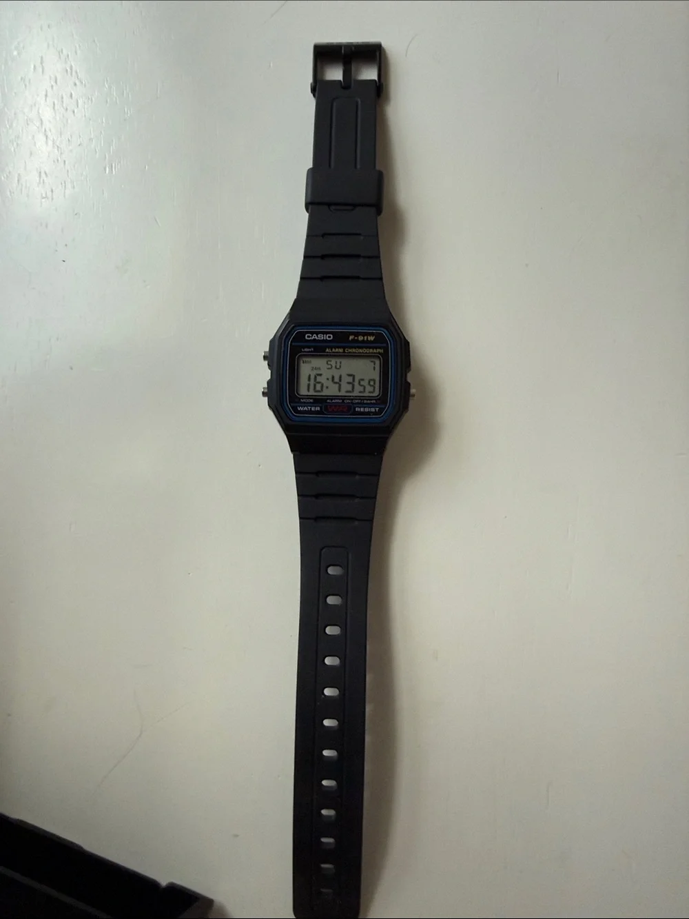 Small CASIO digital watch W91 series
